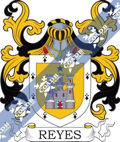 reyes last name ethnicity|reyes crest.